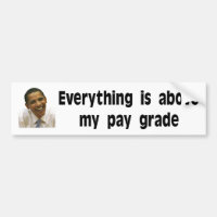 Lustiger Obama-Autoaufkleber