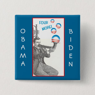 Lustiger Obama Biden Pin Button