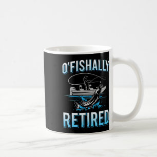 Lustiger O'fishally Ruhestands-Shirt für pensionie Kaffeetasse