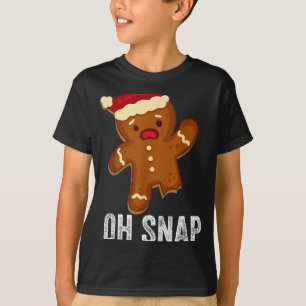 Lustiger Oh Snap Lebkuchenmann Weihnachtsplätzchen T-Shirt