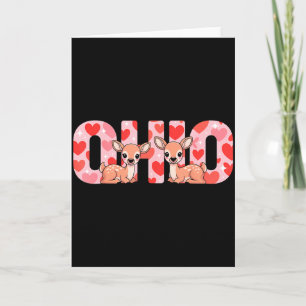 Lustiger Ohio-Hirsch Mittelwestliche Party O-h-i-o Karte