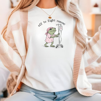 Lustiger Oktober-Rosa-Frosch für Brustkrebs-Bewuss Tri-Blend Shirt
