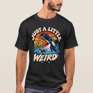 Lustiger Oktopus isst Pizza T-Shirt
