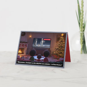 Lustiger Opa Weihnachten Karte