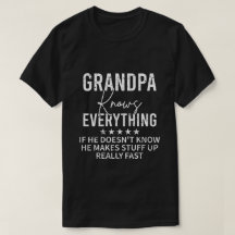 Lustiger Opa weiß alles Vintage-Geschenk