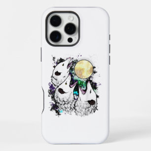 Lustiger Opossum-Mond Süßer schreiender Possum iPhone 16 Pro Max Hülle