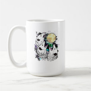 Lustiger Opossum-Mond Süßer schreiender Possum Kaffeetasse