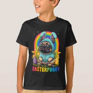 Lustiger Oster Pug Hund Easterpuggy Süßer Pug Lieb T-Shirt