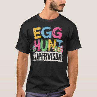 Lustiger Ostereier-Such-Aufseher Mama Papa Männer T-Shirt