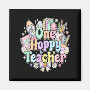 Lustiger Ostern Klassenzimmer Lehrer ein hoppy Leh Magnet