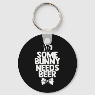 Lustiger Ostern-Shirt Männer Some Bunny braucht Bi Schlüsselanhänger