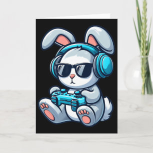 Lustiger Ostertag Gamer Bunny Frühling Ostern Gami Karte