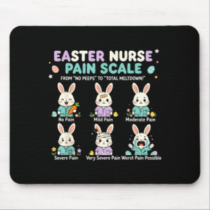 Lustiger Ostertag Krankenpfleger Eier Schmerzbewer Mousepad