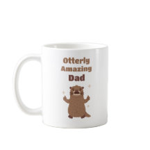 Lustiger Otter Otterhaft Erstaunlicher Vater Vater