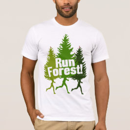 Lustiger Outdoorsy Laufwald T-Shirt