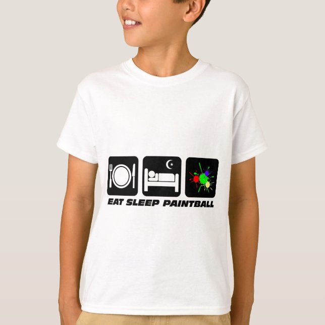 lustiger Paintball T-Shirt (Vorderseite)
