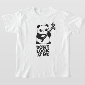 Lustiger Panda „GUCK WEG“ Kinder T-Shirt