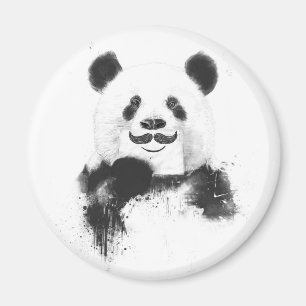 Lustiger Panda Magnet