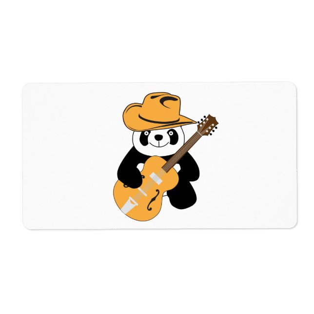 Lustiger Panda mit Gitarre (Vorne)
