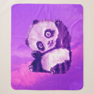 Lustiger Panda Sherpadecke