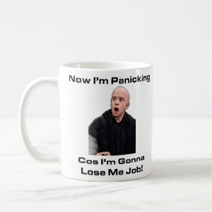 Lustiger Panik Becher Noveltät Kaffeetasse Bürohum