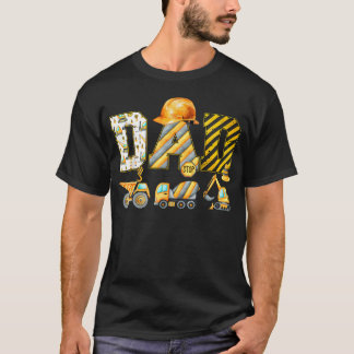 Lustiger Papa Baubagger Passende Familie T-Shirt
