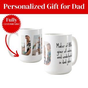 Lustiger Papa-Becher – BBQ-Meister und Dad-Joke-Ch Kaffeetasse