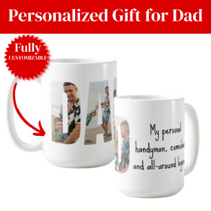 Lustiger Papa-Becher – Handwerker, Komiker & Legen Kaffeetasse