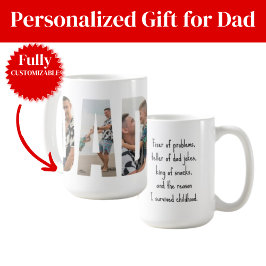 Lustiger Papa-Becher – Problemlöser & König der Sn Kaffeetasse