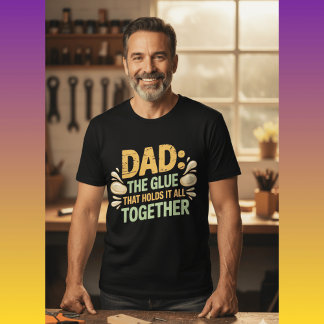 Lustiger Papa: Der Kleber, der die Familie Zusamme T-Shirt