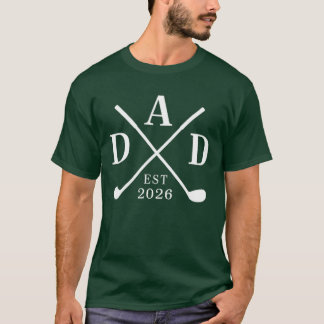 Lustiger Papa Est 2026 Vater 2026 Loading Neuer Pa T-Shirt