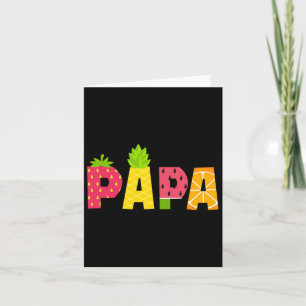 Lustiger Papa Fruitarian-Liebhaber Sommer Männer F Karte