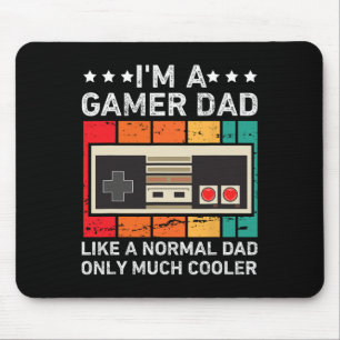Lustiger Papa-Gamer für Männer Video Game Dad Gami Mousepad