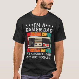 Lustiger Papa-Gamer für Männer Video Game Dad Gami T-Shirt
