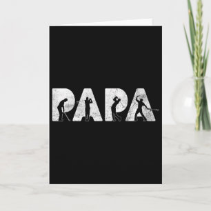 Lustiger Papa Golf Daddy Lustiges Vatertagsgeschen Karte