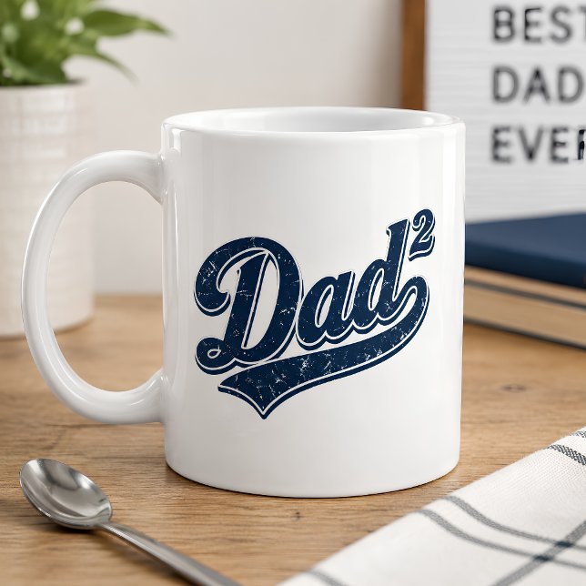 Lustiger Papa im Quadrat Kaffeetasse (Von Creator hochgeladen)