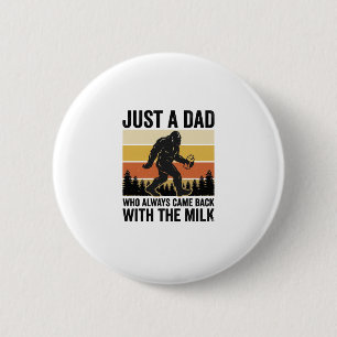 Lustiger Papa kam mit der Milch Vintage-Shirt_1 Button