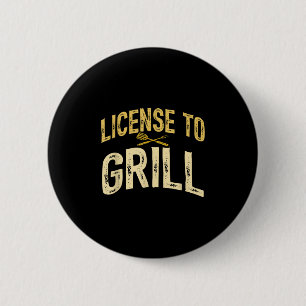 Lustiger Papa liebt BBQ-Lizenz zum Grillen von Fle Button
