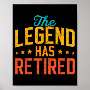 Lustiger Papa Opa Ruhestand Die Legende Hat Ruhest Poster