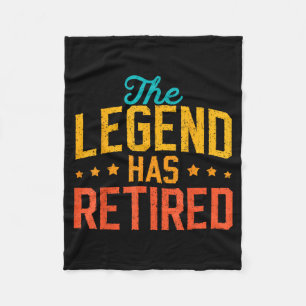 Lustiger Papa Opa Ruhestand Die Legende ist im Ruh Fleecedecke