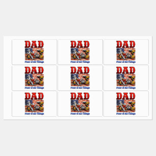 Lustiger Papa-Reparierer aller Dinge Etiketten