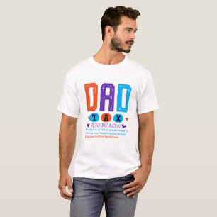 Lustiger Papa-Steuer-Becher – Vatertag T-Shirt