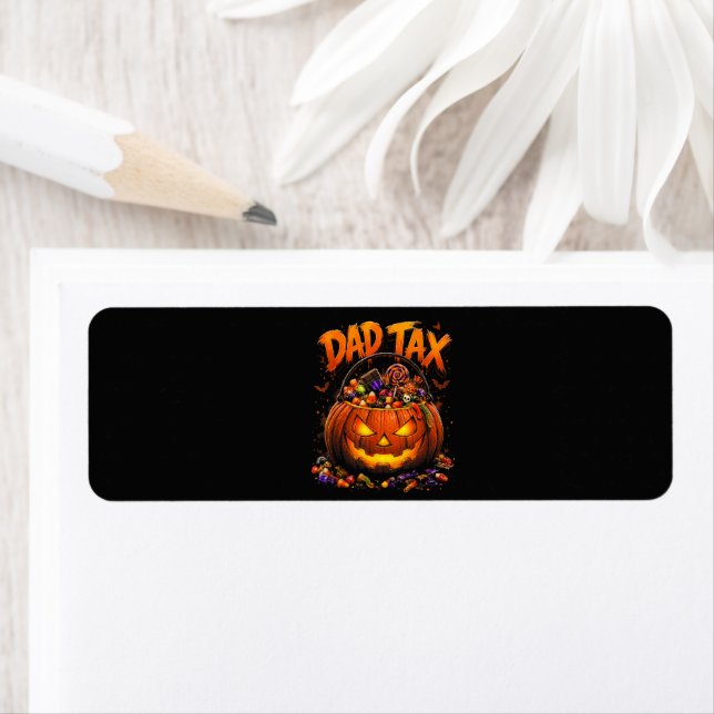 Lustiger Papa-Steuer Halloween-Kürbis (Insitu)