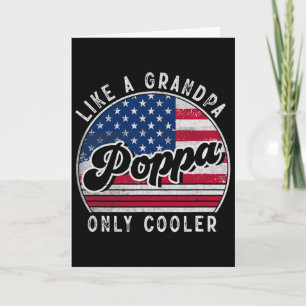 Lustiger Papa wie ein Opa, nur cooler, wir Amerika Karte