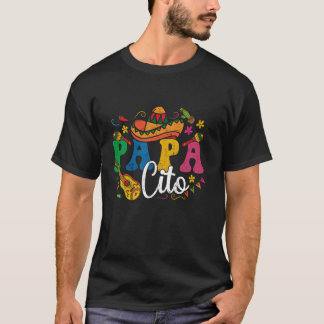 Lustiger Papacito Mexikanischer Fiesta Sombrero Va T-Shirt