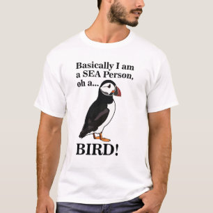 Lustiger Papageientaucher Seevogel T-Shirt