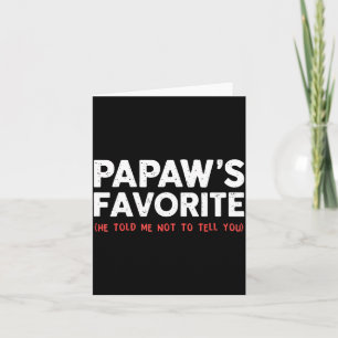 Lustiger Papaw Lieblings Granhild Ich bin Papaws F Karte
