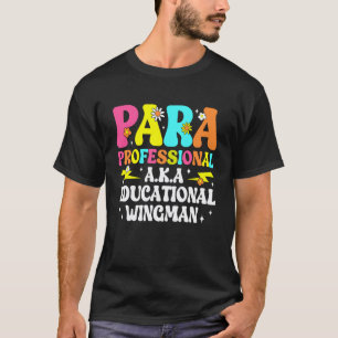 Lustiger Paraprofessional-Lehrer para Sped Ed Para T-Shirt