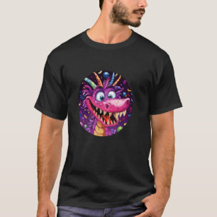 Lustiger Partydrache für Freunde festlicher Unterh T-Shirt