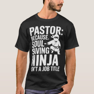 Lustiger Pastor Humor Christlicher Glaube Führungs T-Shirt